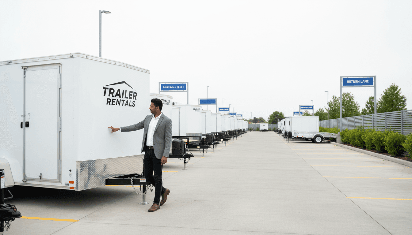 Completed custom trailer ready for delivery